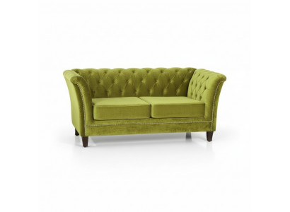 Chesterfield Design Sofa Couch Polster Kanzlei Praxis Büro Sofas Textil Stoff