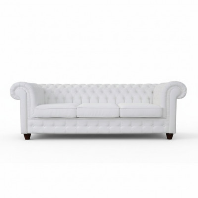 Design Klassiker Chesterfield Grouss XXL Couch Lieder Textil Sofas Couchen 3 Sëtzer