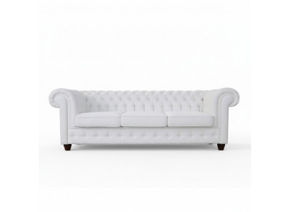 Chesterfield Mello 3-Sëtzer mat Bettfunktioun Couch Polster Sofase Couchen Sofa