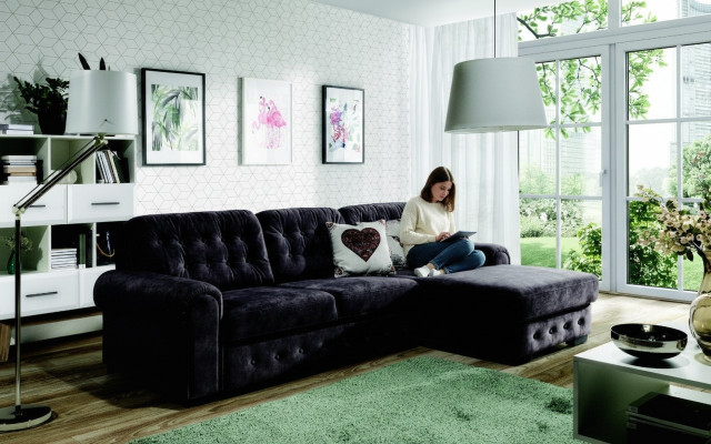 Këssen Schlofs Ecksëtz Sofa Këssengarnitur Wunnlandschaft Sofas Couchen
