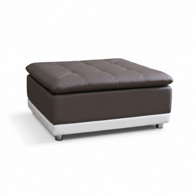 Lounge Hocker XXL Club Fouss-Hocker Ottomane Pufa Lieder Textil Ottoman