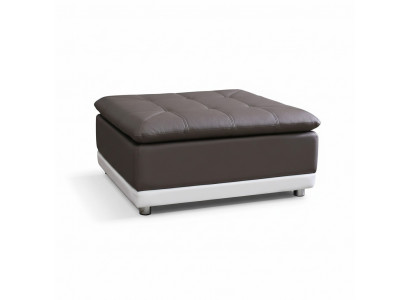 Lounge Hocker XXL Club Fouss-Hocker Ottomane Pufa Lieder Textil Ottoman