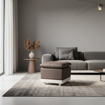 XXL Foussënstull Stull Lieder Textil Ottoman Designer Pufa Ottomane