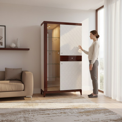 Moderne Design Vitrine Glasschaf Vitrine Schaf Deko Schaukascht Regal
