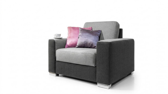Design Relax Club Fauteuil Lounge Stull Fernseh Polstersofa Stoff 1 Sëtz Sofa