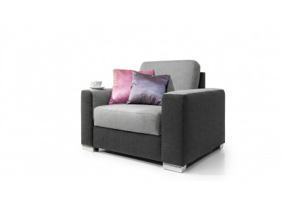 Design Relax Club Fauteuil Lounge Stull Fernseh Polstersofa Stoff 1 Sëtz Sofa