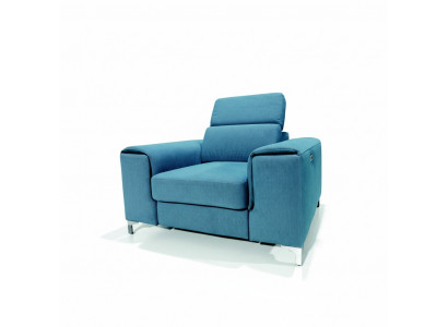 Elektresche Sëtz Heemkino Relax Club Fernseh 1-Sëtzer Relax Foussstützt Sofa