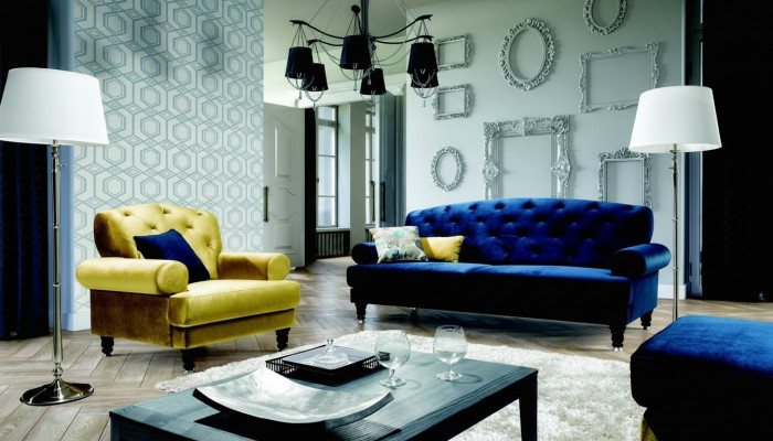 Chesterfield 1 Sëtzer Relax Fauteuil Club Lounge Sofa Stull Fernsehs Polster