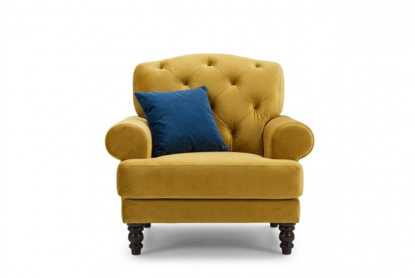 Chesterfield 1 Sëtzer Relax Fauteuil Club Lounge Sofa Stull Fernsehs Polster