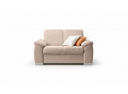 Design 2-Sëtzer Relax Sofas Club Lounge Sofa Textil Polster Canapé Stoff Canapéen