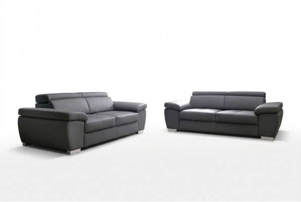 Design Polster Sëtz Canapé 2 Sëtzer Garnitur Sofa Sofas Canapéen Textil Stoff Nei