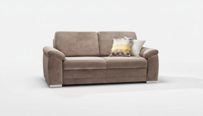 Design Sofa Couch Polster 3-Sëtz Sofaen Couchen Sëtz Garnitur Stoff Nei