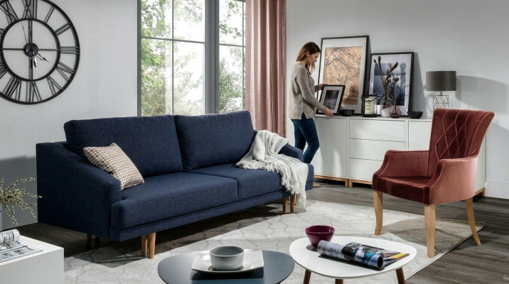 Stilvoll, ganz mëll, ultra komfortabelt Schlofbett am modernen Stil