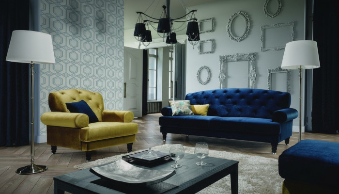 Klassesch Design Sofagarnitur 3+1 Sofa Couch Polster Chesterfield Sofas Set Nei