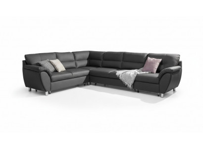 Wunnlandschaft Schlofssofa U-Form Stoff Textil Sofa Canapé Polster Eck