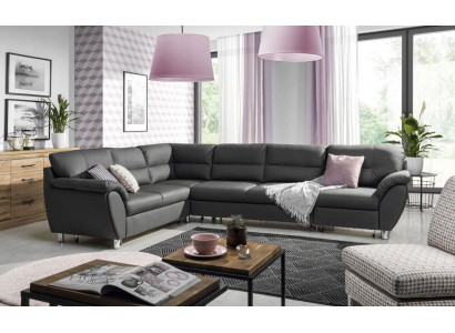 Wunnlandschaft Schlofssofa U-Form Stoff Textil Sofa Canapé Polster Eck