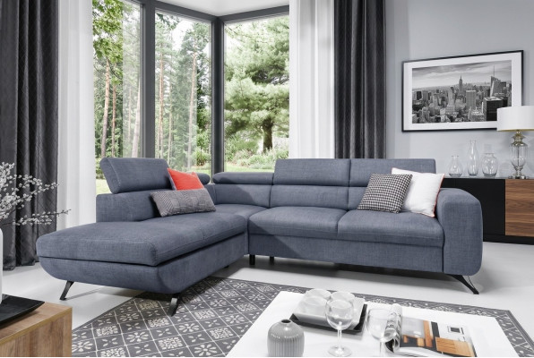 Moderne Schlofcouch Schlofsofa Bettfunktioun Sofa Couch Polstersëtz Garnitur Eck