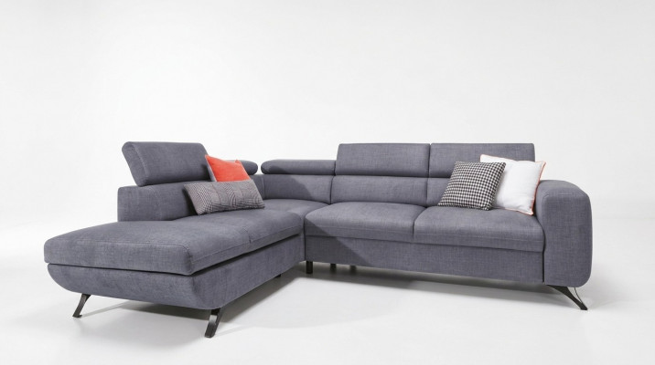 Moderne Schlofcouch Schlofsofa Bettfunktioun Sofa Couch Polstersëtz Garnitur Eck