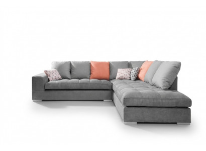 Gréngt Schlofssofa fir dräi Persounen, stilvollt 3-Sëtzer-Sofa, Sofas aus Europa