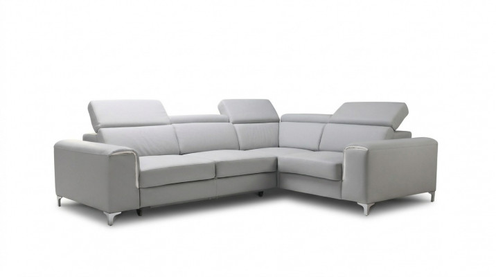 Stilvollt, komfortabel Eckcouch fir en douce an gemittlech Interieur.