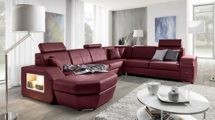 Edel Design Polster Eck Couch Garnitur Wunnlandschaft Sofas Couchen Sëtz