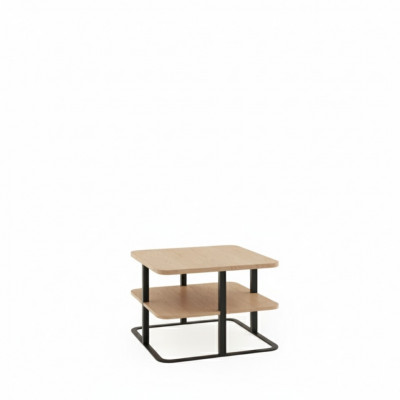 Design-Couchtisch Säitentisch Designer Dëscher Holzdëscher Edler Rektangulär
