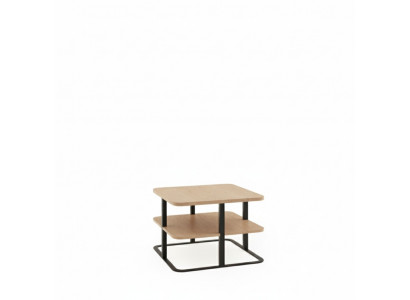 Design-Couchtisch Säitentisch Designer Dëscher Holzdëscher Edler Rektangulär