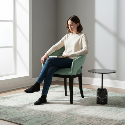 Luxus Design Gepolsterten Stull Stullë Sëtz Réck Büro Holz Office Iesszëmmer