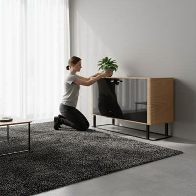 Modern Sideboard Dëscher Sideboards Highboard Kommode Dekorativ Kommouden