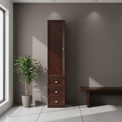 System Büro Miwwelen Vitrine Archivschaf Regal Klassesch Holz Deko Schaf