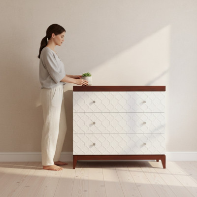 Designer Kommodenschaf Kommode Anrichte Kommodën Regal Dekorativ Holz