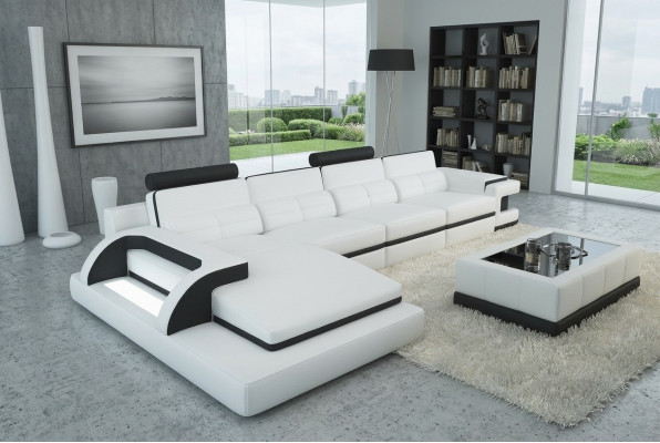 Ledersofa Ecksofa Polster Eck Garnitur Sofae Couchen Sofa Wunnlandschaft