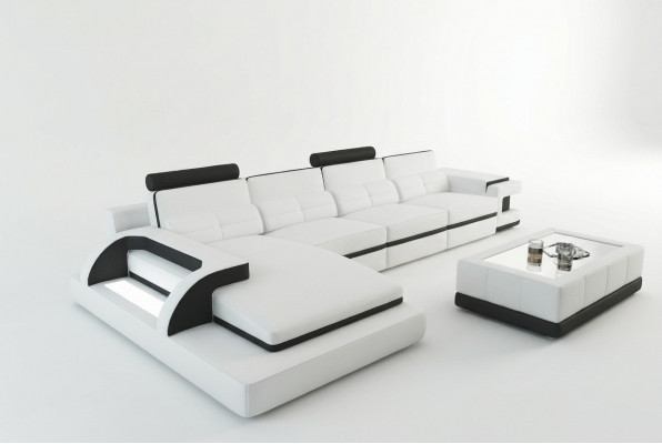 Ledersofa Ecksofa Polster Eck Garnitur Sofae Couchen Sofa Wunnlandschaft