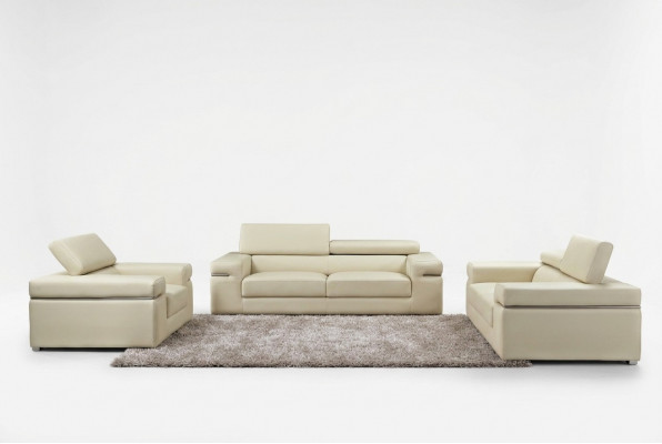 3-Sëtz-Lieder-Sofa Couch Polster Sëtz 3er Lounge Club Sofas Couche Lieder