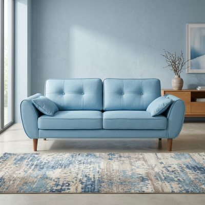 Design Polster Canapé Kanzlei 2 Sëtzer Dokter Praxis Waardezëmmer Miwwelen Sofa Sofas
