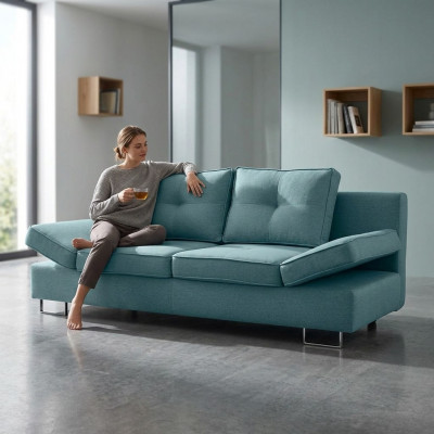 Schlofcouch 3 Sëtzer Schlofsofa Bettsfunktion Büro Wunnzëmmer Canapé Sofa Polster