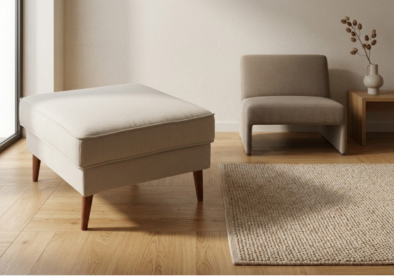 XXL Club Foussocker Lounge Hocker Ottomane Pufa Lieder Textil Dekor Ottoman