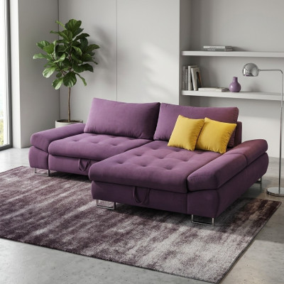 Schlofsofa Design Wunnzëmmer Polster Eckgarnitur Ecksofa Sofa Canapé