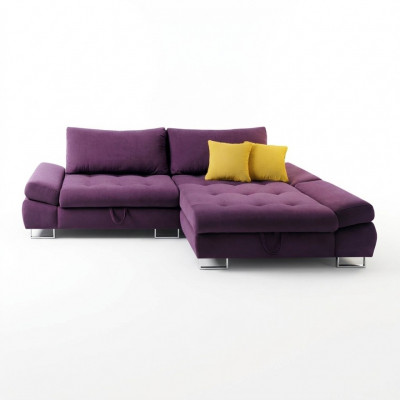Schlofsofa Design Wunnzëmmer Polster Eckgarnitur Ecksofa Sofa Canapé