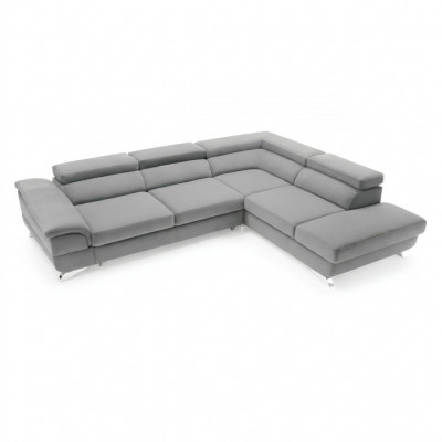Schlofschofasofa Funktiounsséi Polster Stuffecksofa Textjstëll Garnitur.