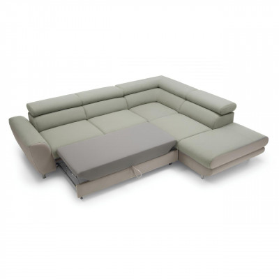 Schlofcouch Sofa Bettfunktioun Eck Garnitur Multifunktions Couch Sofaen