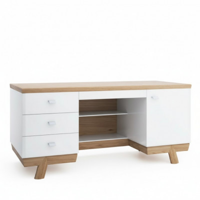 Moderne Schreifdësch Dësch Schreifdëscher Büro Office Chef Dëscher Holz Aspen