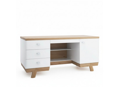 Moderne Schreifdësch Dësch Schreifdëscher Büro Office Chef Dëscher Holz Aspen