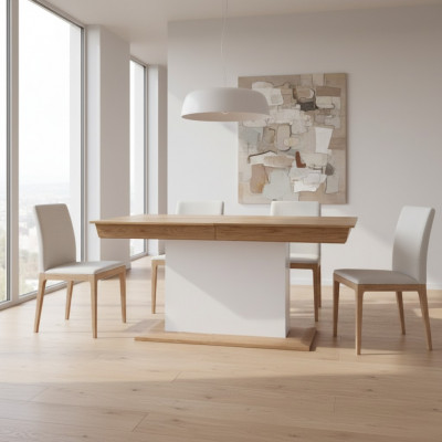 Héichwäertegen Designer Iessdësch Dëscher Iessdëscher Holz Dësch Hotel Neien Aspen AS-S1