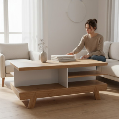 RTV Sideboard Fernsehschaf Schaf TV Dësch modernen Holz Schaf Aspen AS-S3