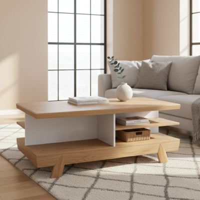 RTV Sideboard Fernsehschaf Schaf TV Dësch modernen Holz Schaf Aspen AS-S3