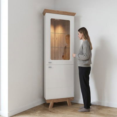 Héichwäerteg Designer Vitrine Hotel Miwwel Ariichtung Schaf Regal Regaler AS-WN