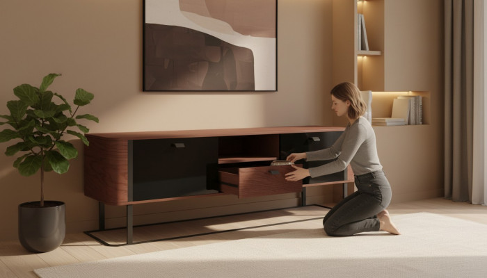 Büro Komod Holz Schaf Holzkomod Modern Komode RTV