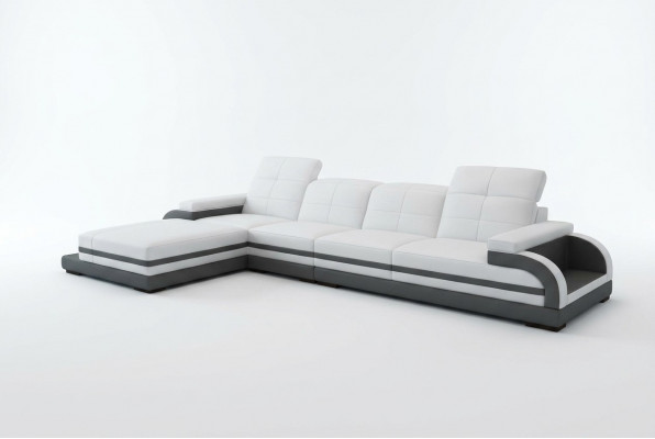 Liederdivan Canapé Wunnlandschaft L-Form Design Modern Divan Eckdivan Divanen