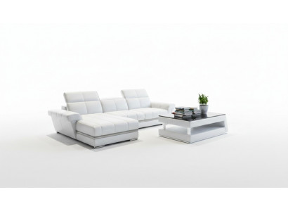 Ledercouch Sofa Canapé Polster Wunnlandschaft Designer Ledercouch L Form